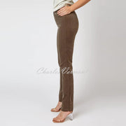 Robell Marie Trouser 51414-54362-17 (Taupe Velvet) - SHORTER LENGTH 29"