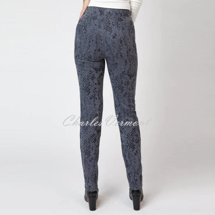 Robell Marie Trouser Full Length Trouser 51412-54825-95 (Grey)