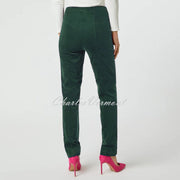 Robell Marie Trouser 51414-54362-79 (Emerald Green Velvet) - SHORTER LENGTH 29''