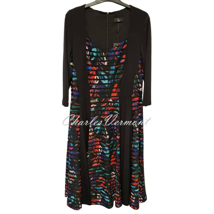 Tia Dress - Style 78529-7101-90 (Black / Multi)