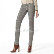 Robell Rose Full Length 'City Chic' Check Super Slim Fit Trouser 52624-54229-38 (Limited Edition)