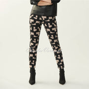 Joseph Ribkoff Trouser – Style 213297 (Black/Sand)