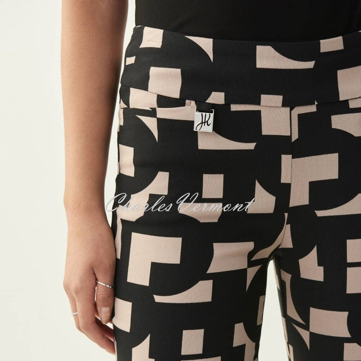 Joseph Ribkoff Trouser – Style 213297 (Black/Sand)