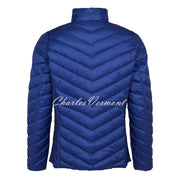 Frandsen Lightly Padded Reversible Jacket - Style 526-588-1167 (Royal Blue / Multi)