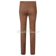 Robell Rose Full Length Super Slim-leg Trouser 51673-54451-18 (Tan Faux Suede)