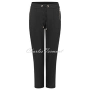 I’cona Casual 7/8th Cropped Trouser – Style 61012-54927-90 (Black)