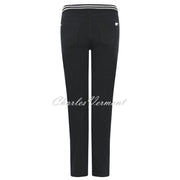 I'cona Pull-on Stretch Denim Jean - Style 61044-5448-90 (Black Denim)