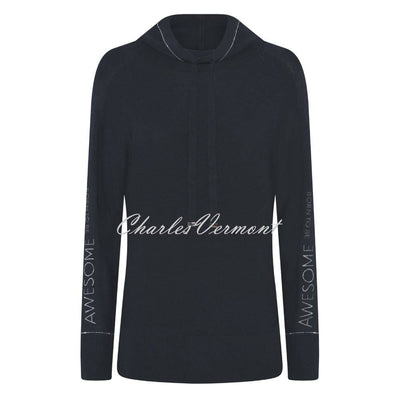 I'cona 'Born to be Awesome' Sweater - Style 64113-60002-690 (Navy)
