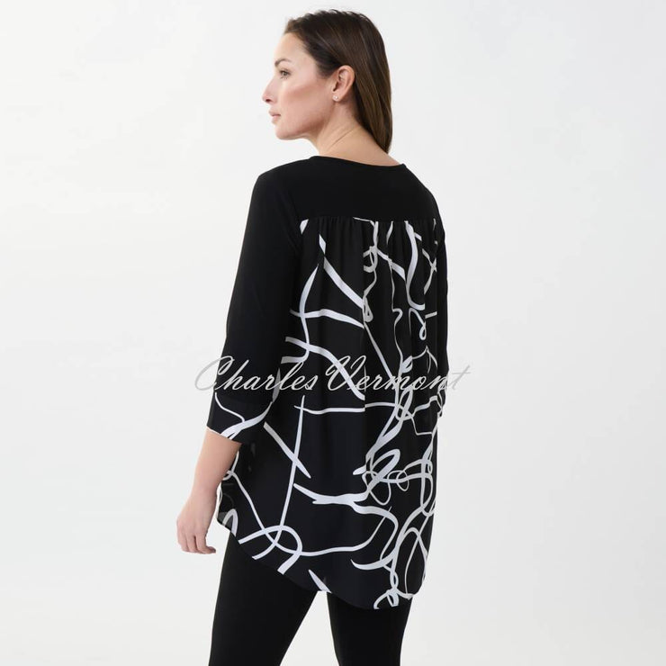 Joseph Ribkoff Abstract Print Tunic Top - Style 223312