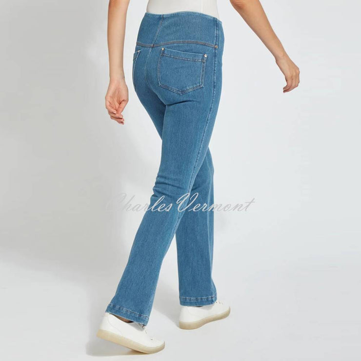 Lysse Denim Baby Bootcut Jean with Back Pockets – Style 2278 (Mid Wash)