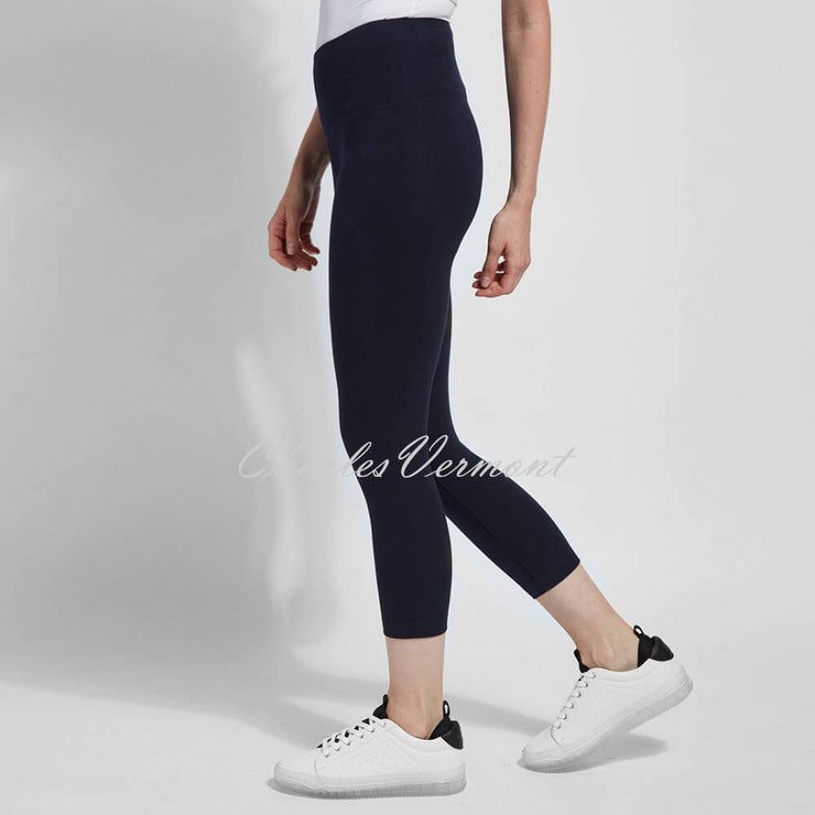 Lysse Cropped Cotton Legging – Style 2281 (Midnight Blue)