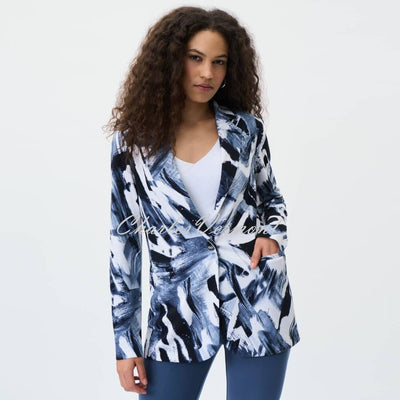 Joseph Ribkoff Abstract Print Blazer Jacket - Style 231022