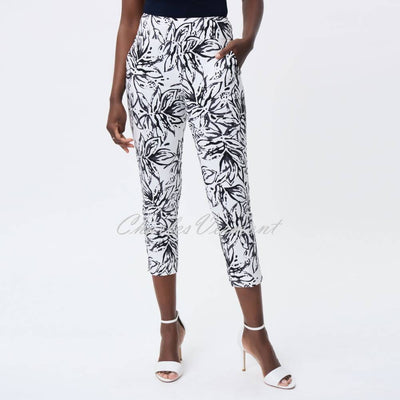 Joseph Ribkoff Floral Cropped Trouser - Style 231030