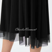 Joseph Ribkoff Skirt with Mesh Hem - Style 231223 (Black)