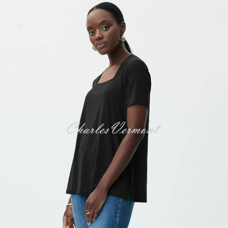 Joseph Ribkoff Square Neck Top - Style 231264 (Black)