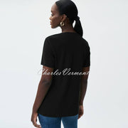 Joseph Ribkoff Square Neck Top - Style 231264 (Black)