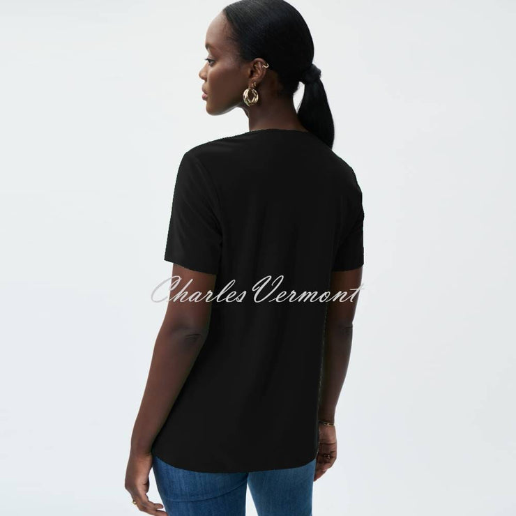Joseph Ribkoff Square Neck Top - Style 231264 (Black)