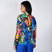 Frank Lyman Printed Cover Up Jacket - Style 231277