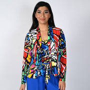 Frank Lyman Printed Cover Up Jacket - Style 231277