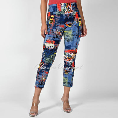Frank Lyman Printed Cropped Trouser - Style 231301