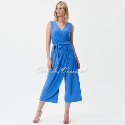 Joseph Ribkoff Sleeveless Wide-Leg Jumpsuit - Style 232247 (Blue Iris)