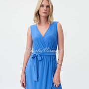 Joseph Ribkoff Sleeveless Wide-Leg Jumpsuit - Style 232247 (Blue Iris)