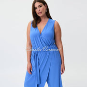 Joseph Ribkoff Sleeveless Wide-Leg Jumpsuit - Style 232247 (Blue Iris)