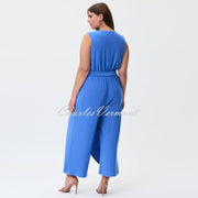 Joseph Ribkoff Sleeveless Wide-Leg Jumpsuit - Style 232247 (Blue Iris)