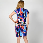 Frank Lyman Abstract Print Wrap Dress - Style 236148