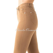 Marble 7/8th Ankle Grazer Slim Leg Jean - Style 2400-130 (Camel)