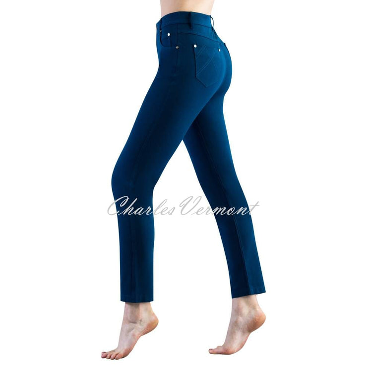 Marble 7/8th Ankle Grazer Skinny Jean – Style 2400-170 (Marine Blue)