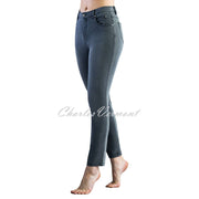 Marble 7/8th Ankle Grazer Skinny Jean – Style 2406-182 (Grey Denim)