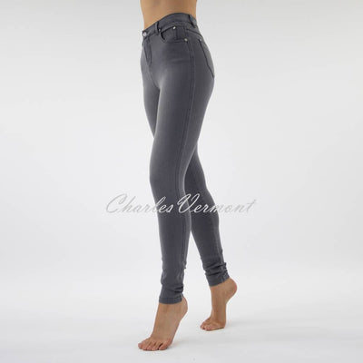 Marble Full Length Skinny Jean – Style 2407-182 (Grey Denim)