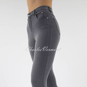 Marble Full Length Skinny Jean – Style 2407-182 (Grey Denim)
