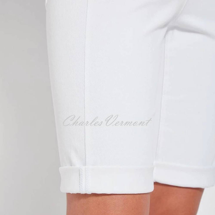 Lysse Boyfriend Denim Short – Style 2835 (White)