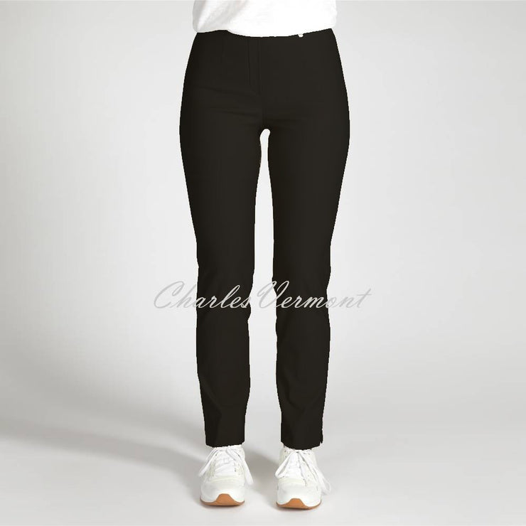 Robell Marie Full Length Trouser 51412-54025-90 - Fleece Lined (Black)