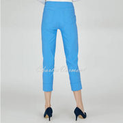 Robell Bella 09 - 7/8 Cropped Trouser 51568-5499-600 (Azure Blue)