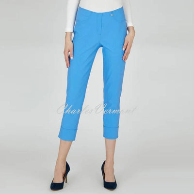 Robell Bella 09 - 7/8 Cropped Trouser 51568-5499-600 (Azure Blue)