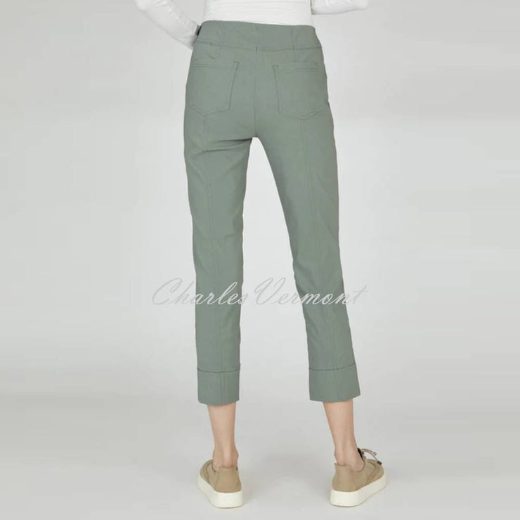 Robell Bella 09 - 7/8 Cropped Trouser 51568-5499-881 (Ivy Green)