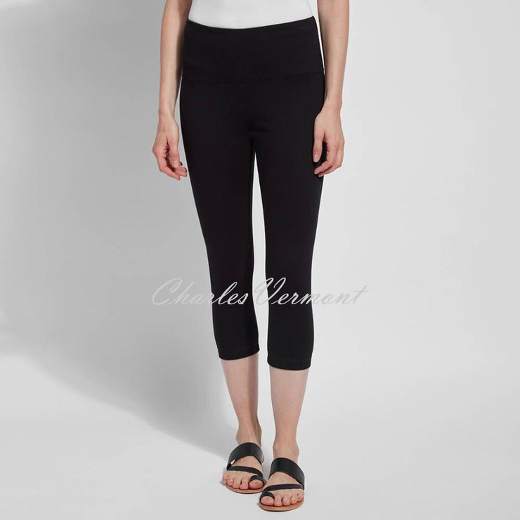 Lysse Capri Denim Legging – Style 6173 (Black)