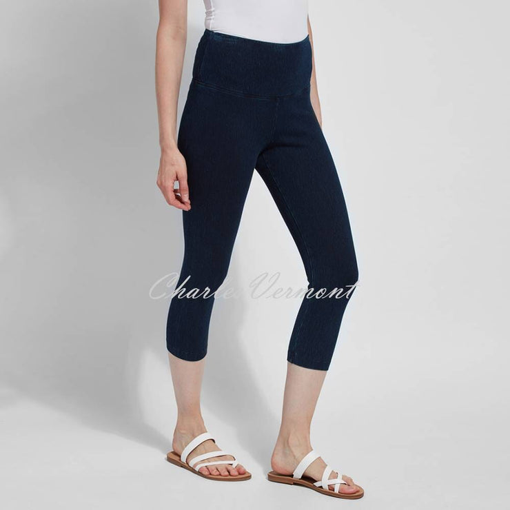 Lysse Capri Denim Legging – Style 6173 (Indigo)
