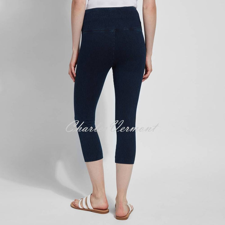 Lysse Capri Denim Legging – Style 6173 (Indigo)