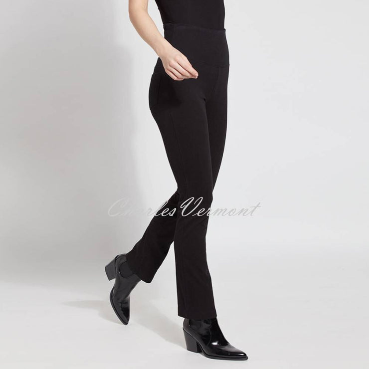 Lysse Straight Leg Denim Jean with Back Pockets – Style 6176 (Black)