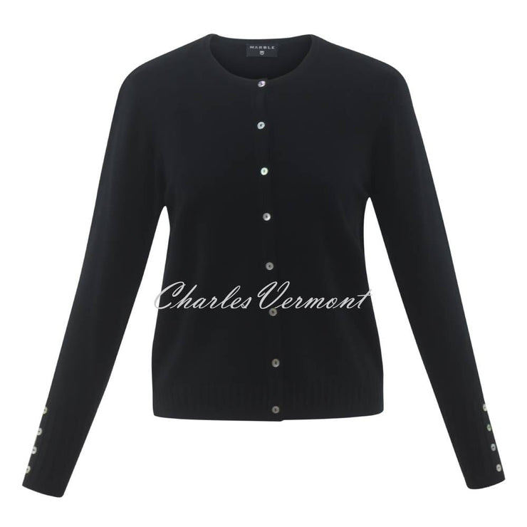 Marble Cardigan - Style 6309-101 (Black)