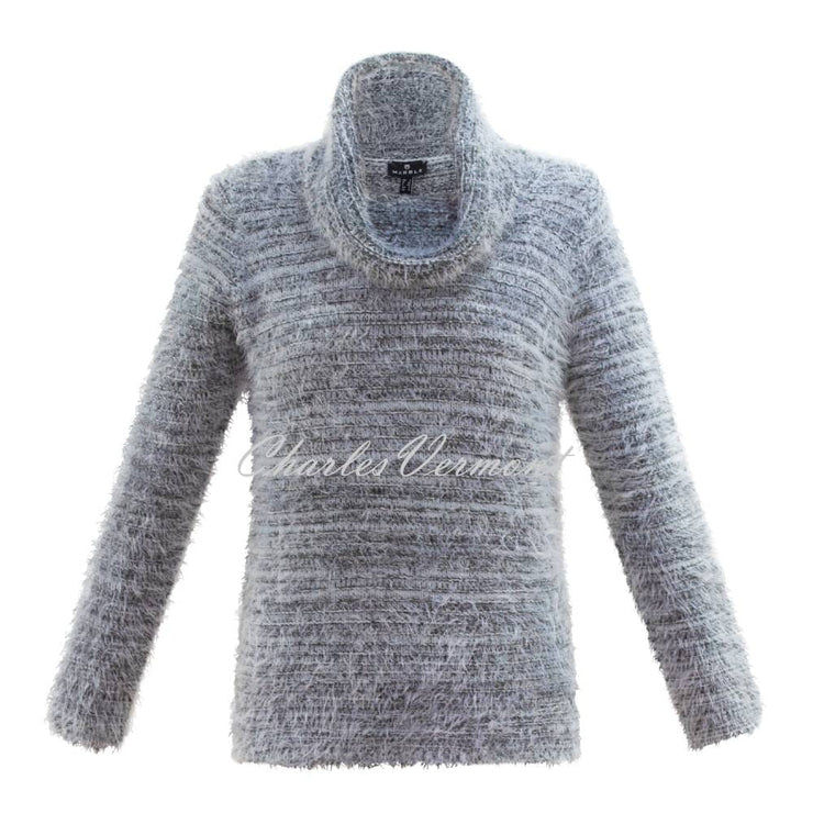 Marble Sweater - Style 6333-167 (Ice Blue)