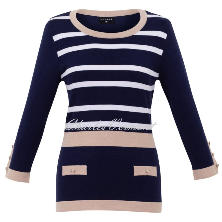 Marble Sweater - Style 6501-196 (Champagne)