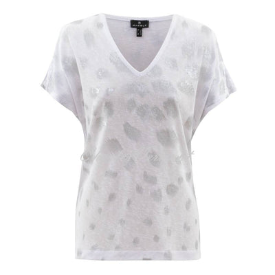 Marble Top - Style 6547-102 (White / Silver)