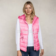 Marble Jacket with Detachable Sleeves & Hood - Style 6578-194 (Pink)