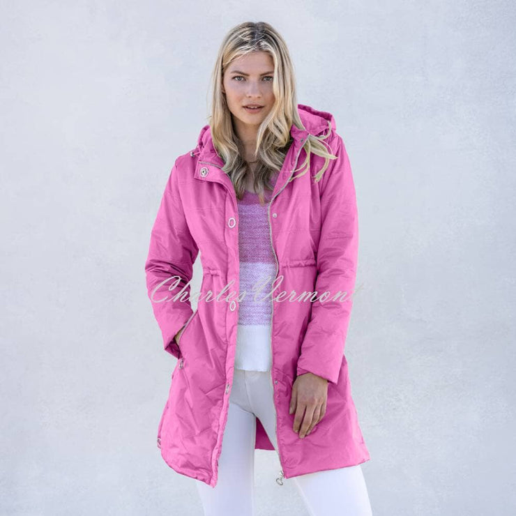 Marble Longline Jacket - Style 6579-194 (Pink)