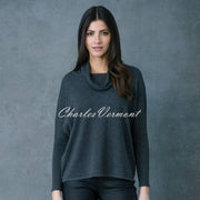 Marble Sweater - Style 6733-105 (Charcoal Grey)